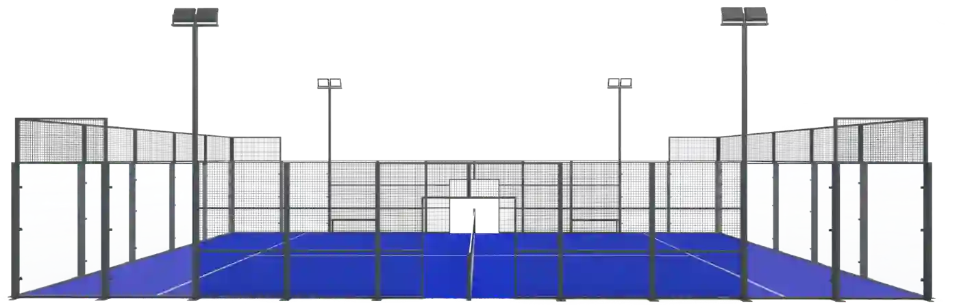 Vue de face du Terrain de Club
