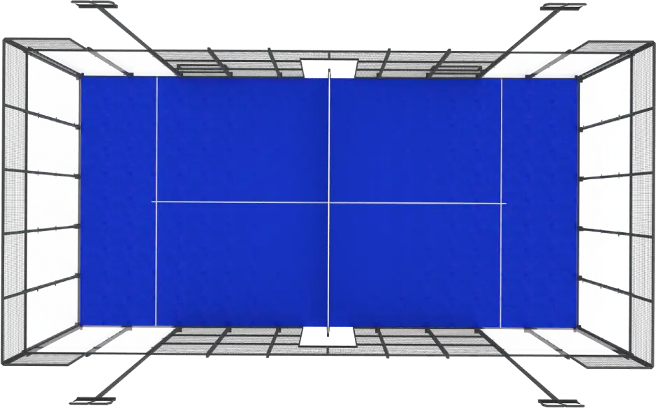 Vue de dessus du Terrain de Club