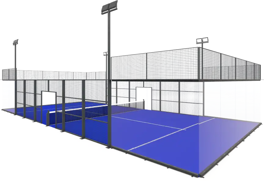 Vue perspective du Terrain Tournament