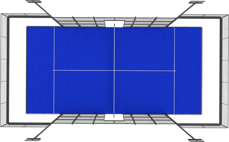Vue de dessus du Terrain Tournament