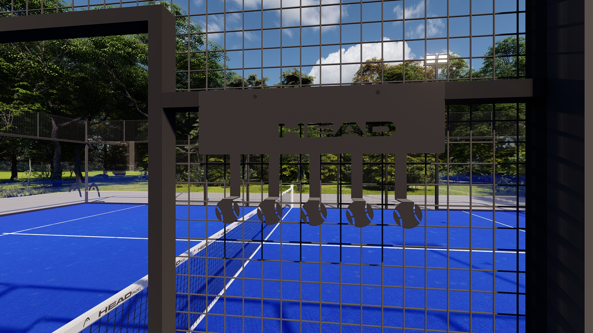 Terrain exclusif de HEAD Padel
