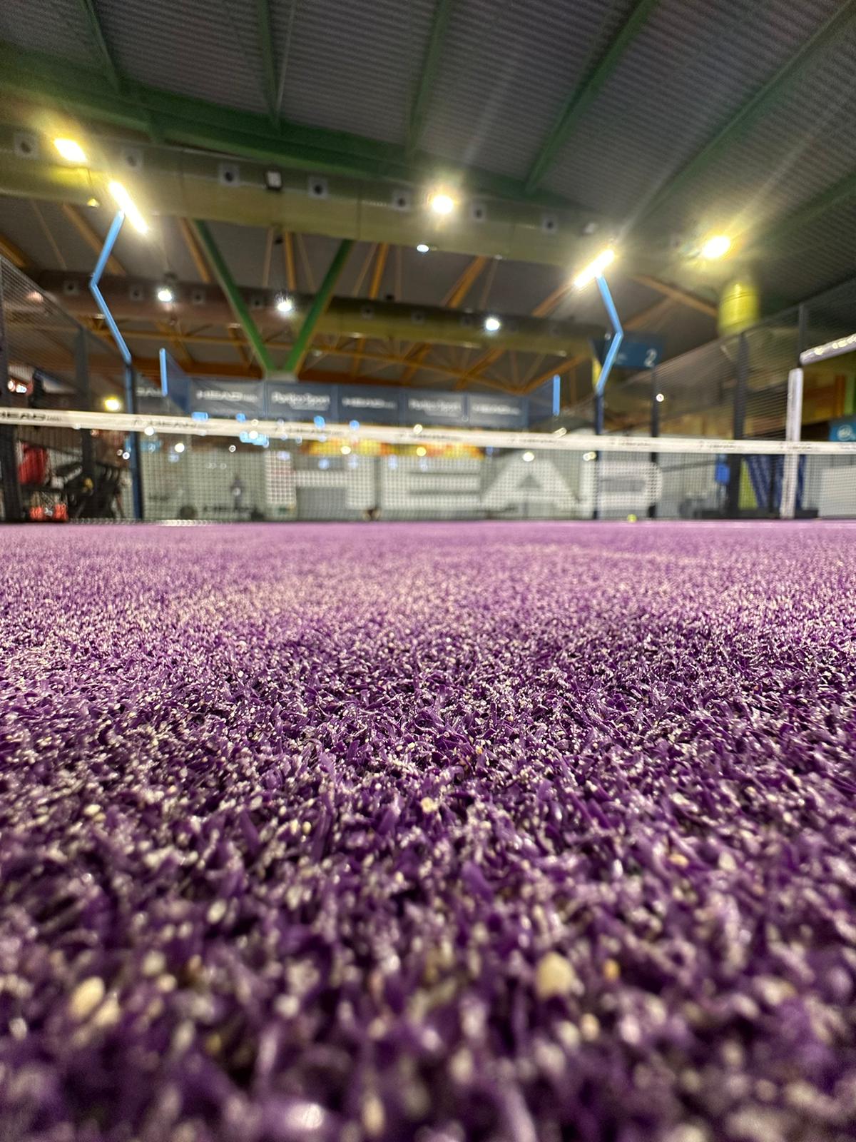 Gazon pour terrain de padel