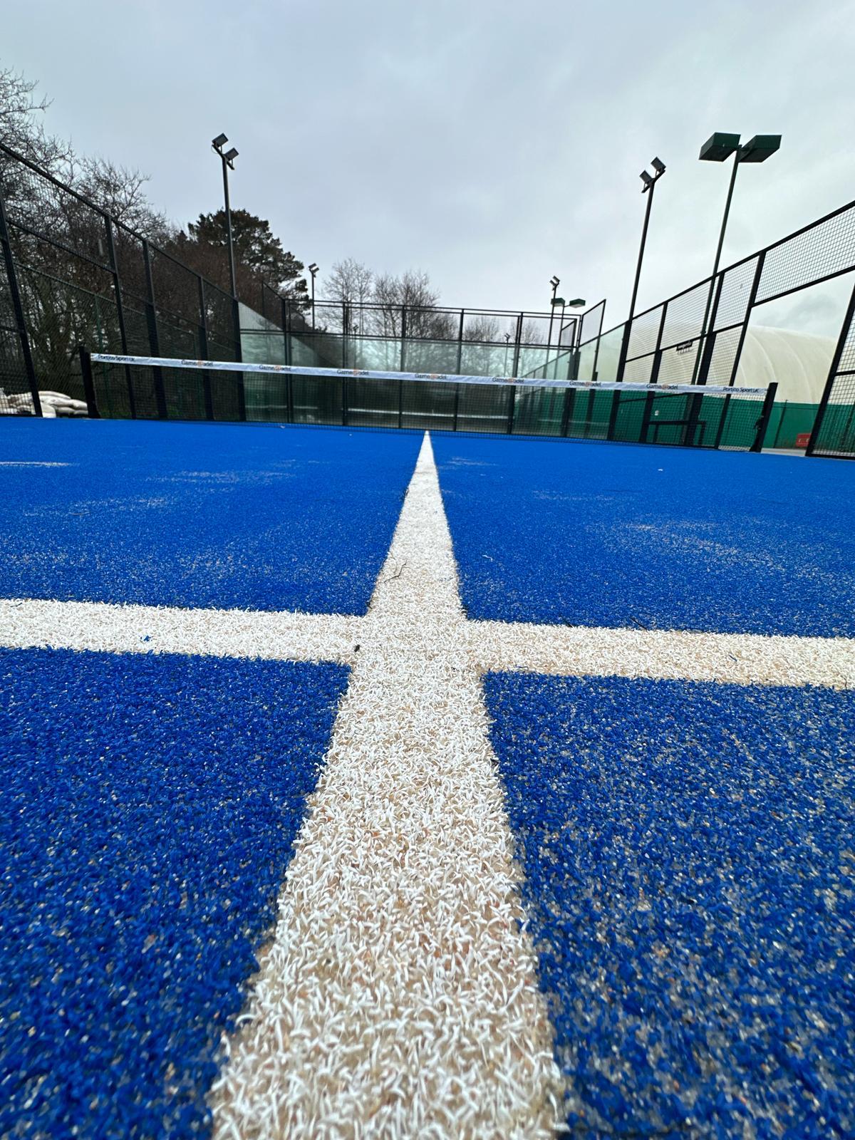 Gazon pour terrain de padel